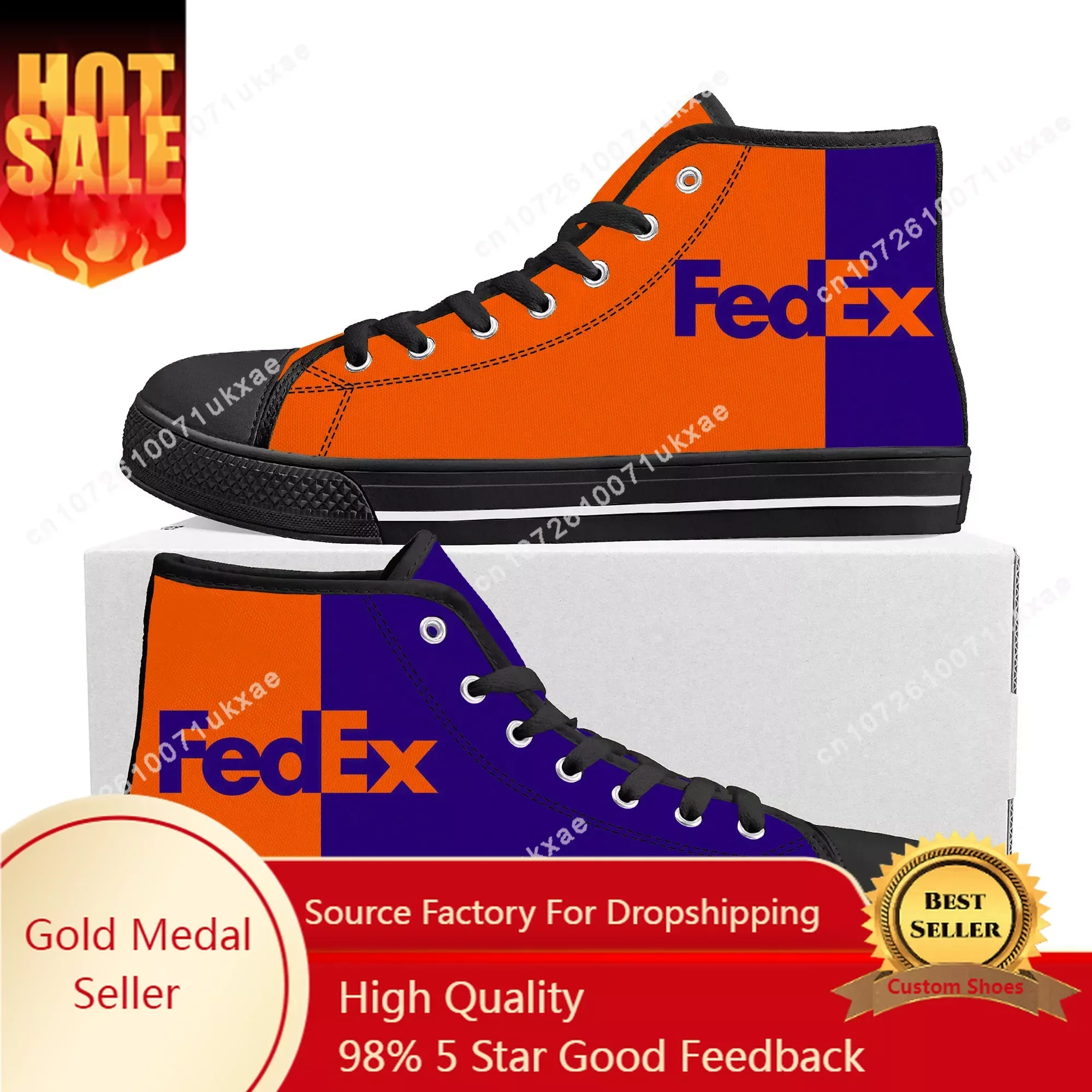 Men'S Fashion Videos - FedEx High Top Sneakers Mens Womens