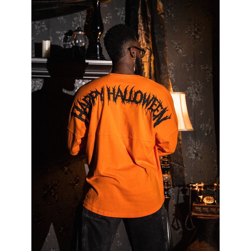 Halloween Pumpkin Ghost Face L - Men'S Fashion T Shirts review and price