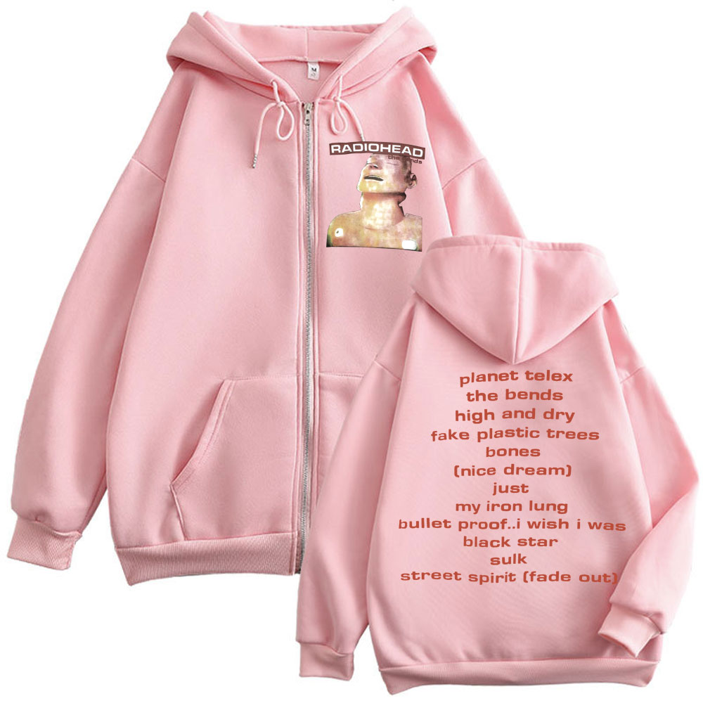 Rock Band Radiohead Music Albu - Mens Fashion Zip Up Hoodies review and price