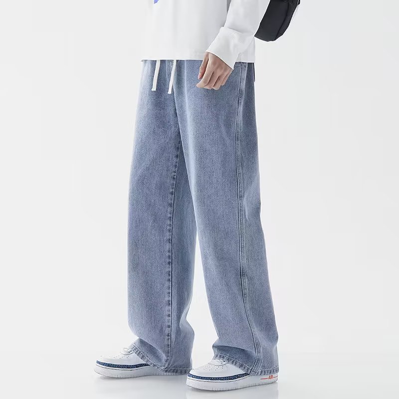 Korean Style Streetwear New Fa - Men'S Fashion Grey Jeans review and price