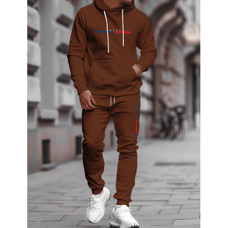 Men's Tracksuit Hoodies Trouse - Mens Fashion Clothes review and price