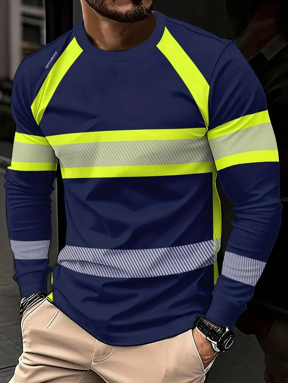 New Men's Striped Printed T-Sh - Mens Fashion Summer review and price