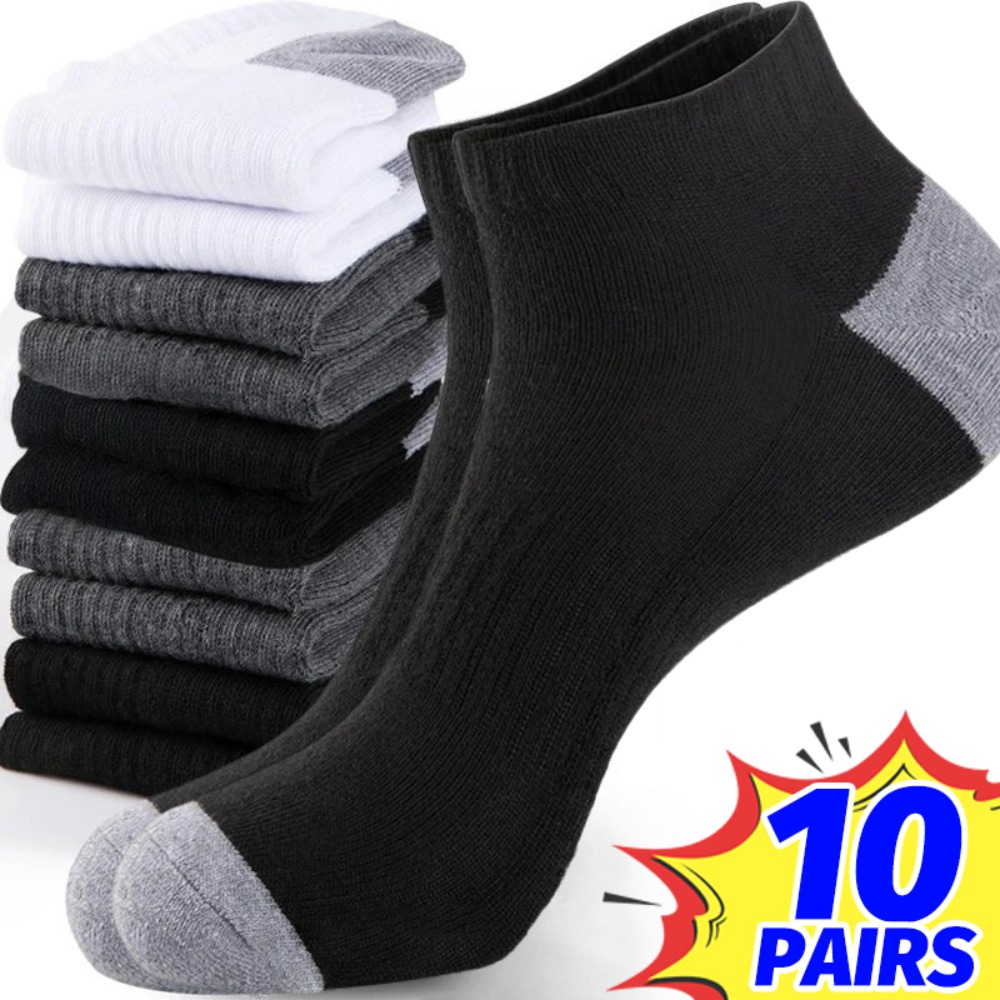1-10Pairs Breathable Mens Summ - Socks Ankle Men review and price