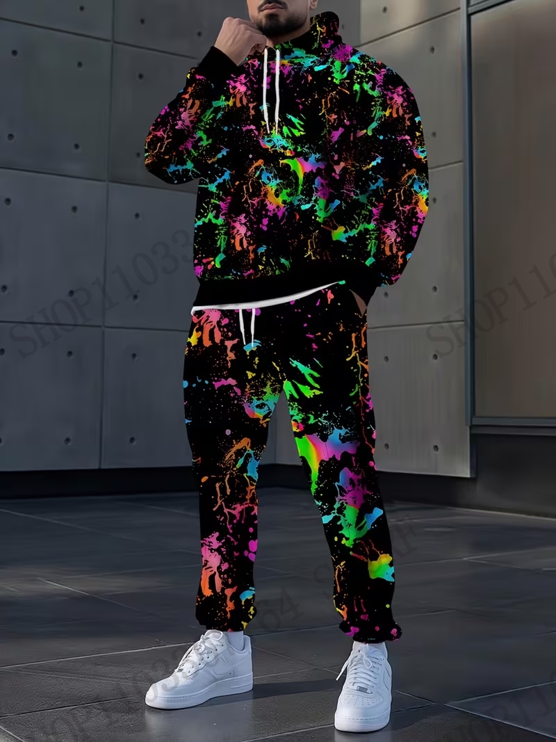 Vibrant Comic Themed 3d Print  - Mens Fashion Clothes review and price